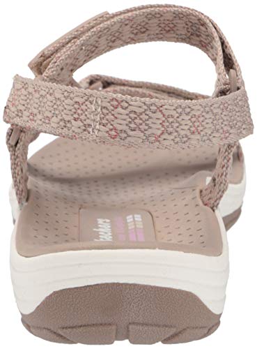 Skechers Reggae Cup, Sandalia Mujer, Marrón, 38 EU