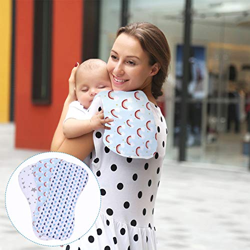 SOIMISS Paños de Eructos Absorbentes Toallas de Eructos Suaves Babero Trapos de Eructos de Bebé de Algodón Juego de Eructos para Bebés Y Niñas 3 Piezas