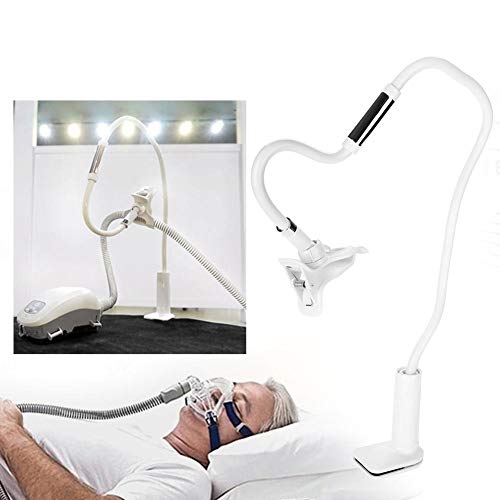 Soporte de manguera CPAP accesorios de ventilador Soporte de manguera CPAP respiración Conjunto de soporte de fijación del tubo de oxígeno