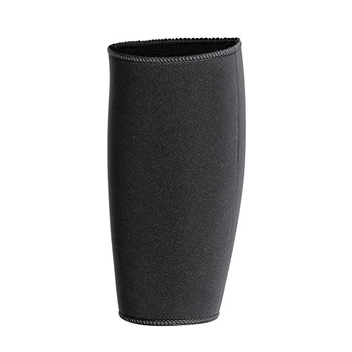 Soporte de vástago, 1 Uds, Soporte elástico para pantorrillas, senderismo, correr, deporte, correa de vástago, protección, almohadillas para piernas, protección (Black)
