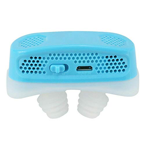 Soudream Dispositivo Electrónico Antirronquidos Micro Cpap USB, Dispositivo Eléctrico Antirronquidos - Dispositivos para La Apnea del Sueño, Dispositivo Electrónico Antirronquidos (Blue)