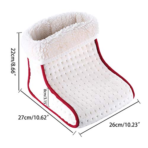 Stecto Calientapies, Calentador de Pies Botas con 5 Niveles de Temperatura, Apagado Automático, Protección contra Sobrecalentamiento, terapia terapéutica para aliviar el dolor para la artritis
