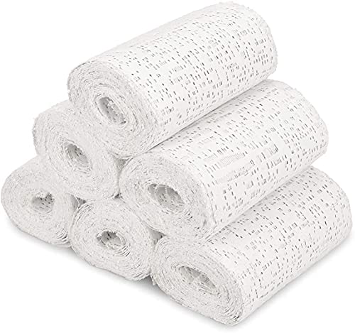 Sumedtec - 6 Vendas de Yeso - 6 X Venda de escayola para Modelado - Vendaje Ideal para Hacer moldes de Cuerpo y Arte Creativo - Vendas de 15 cm x270CM