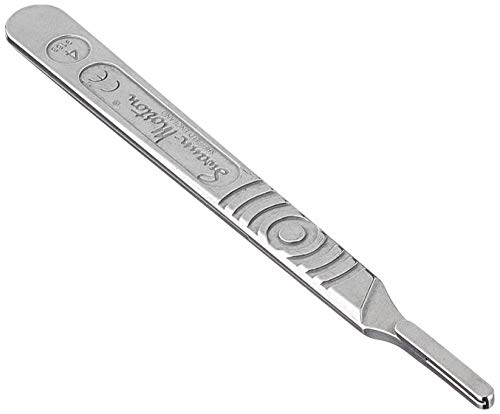Swann-Morton – 22426 mango, acero inoxidable, N. 4