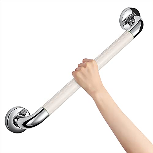 Synlyn Asidero para personas mayores Mango de bañera Mango de pared antideslizante de acero inoxidable y nailon Mango de ducha WC Baño Ø 35 mm Mango de baño Manillas de seguridad