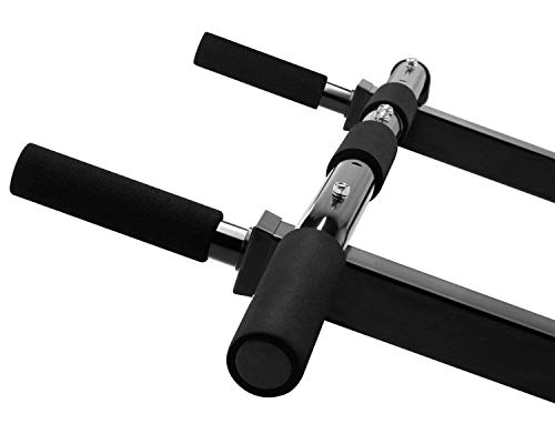 T-Lovendo BDPN Barra De Dominadas Pared hasta con Tornillos Incluidos, Negro, 50 X 94 X 20Cm