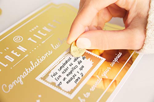 Tarjeta Regalo Cumpleaños Original - Tarjeta Rasca y Gana Regalo Personalizado Cumpleaños Felicitación Especial