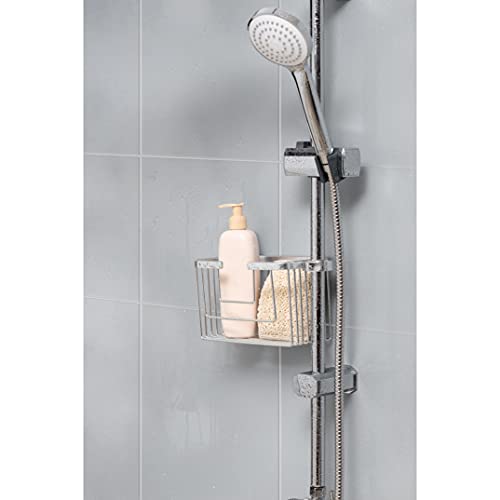 Tatay Estante de Ducha Rectangular con Colgador para Barras, Evita Taladrar, 100% Inoxidable, de Aluminio Anodizado, Diseño Moderno, Medidas 24 x 11,5 x 12,5 cm