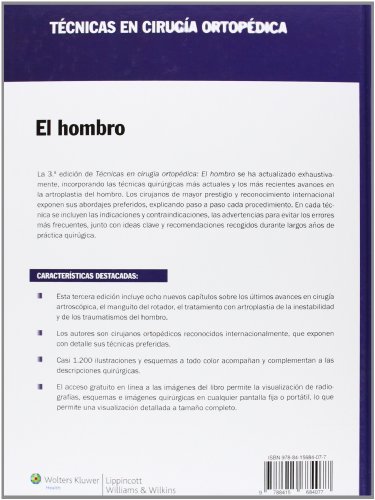 Técnicas en cirugía ortopédica. El hombro (Tecnicas En Cirugia Ortopedica/ Techniques in Orthopaedic Surgery)