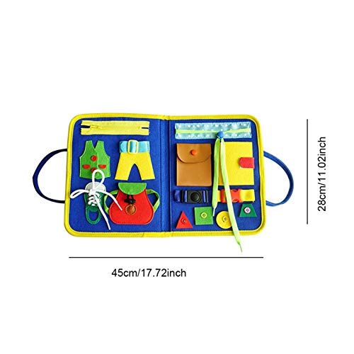 Tengan Tablero Ocupado para Niños Pequeños Juguete para Aprender Habilidades Básicas Tablero De Actividades para Vestirse Una Forma Simple Y Divertida De Aprender Juguete Educativo De Very Well