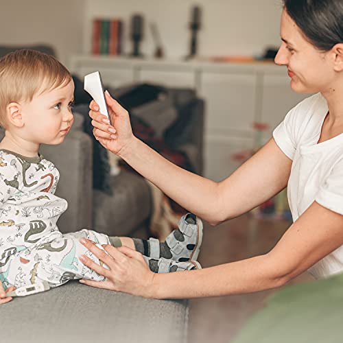 Termometro digital sin contacto GE Trucheck | Sensor digital de temperatura por infrarrojos para adultos, niños y bebés | Lectura inmediata y precisa en la frente y el cuerpo,