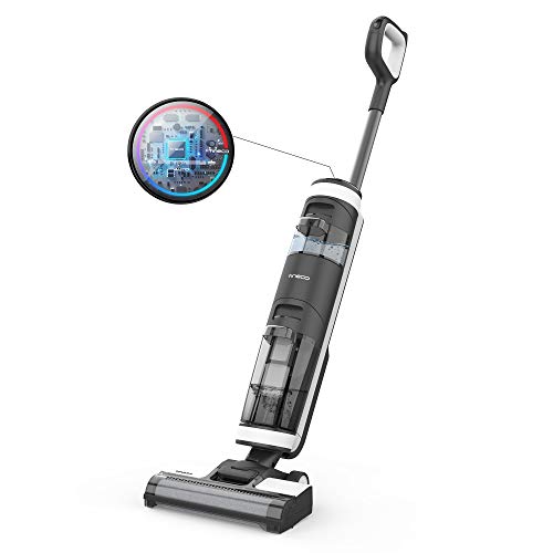 Tineco Floor One S3 Aspiradora Escoba Inteligente Sin Cables, Función en Seco y Húmedo, Tanque Doble, Autolimpieza, Pantalla LED, Control de Aplicación, Potente, Ligera, Silenciosa y Friegasuelos