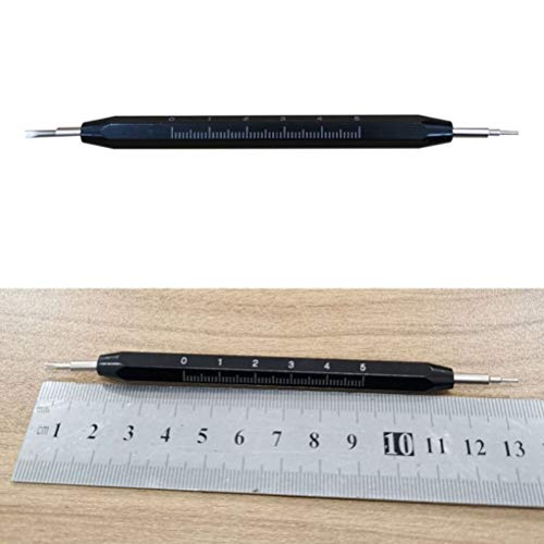 Tixiyu - Juego de 3 herramientas para correa de reloj con escala de correa para quitar la correa de reparación de reparación de reloj con barra de resorte de 5,9 x 135 mm