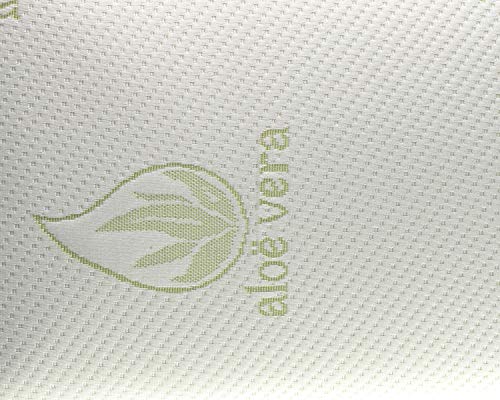 Todocama - Almohada viscoelástica, núcleo Compacto. Doble Funda con Cremallera. Tejido Aloe Vera Plus. Termorregulable adaptabilidad al Cuello. (150 cm)