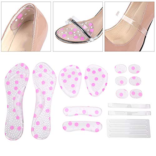 Transverso Zapato Almohadilla, 10 X 2.3 X 0.2cm con Sílice Gel 9.5x 0.8x 0.3cm 21.0cm