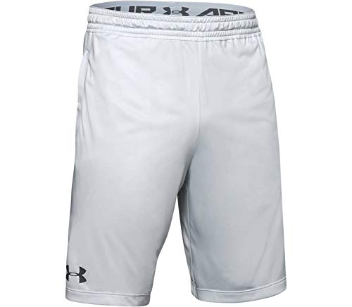 Under Armour Mk1 Wordmark Pantalones Cortos, Hombre, Gris, MD