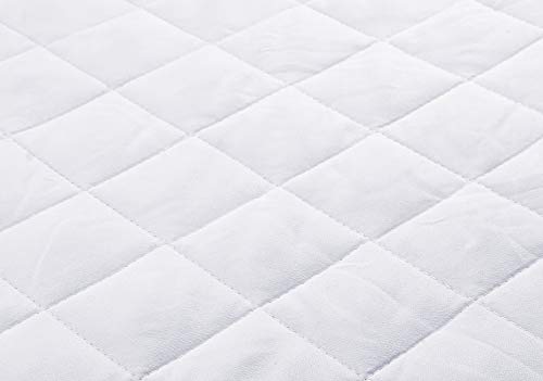 Utopia Bedding Protector de Colchón Impermeable Para Cuna 70 x 132 cm (Juego de 2) - Cubre Colchón Acolchado de Bebé