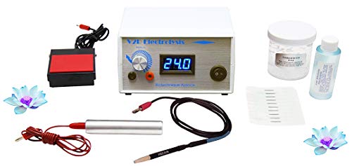 V2R galvánico Electrólisis permanente Depilación equipo. 2 años de garantía