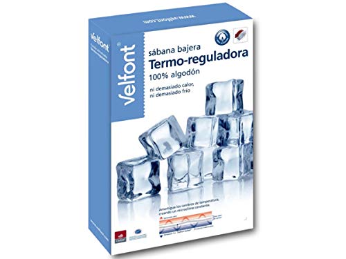 Velfont Sabana Bajera Termo-REGULADORA microclima Constante, ni Demasiado Calor ni Demasiado Frio Todas Las Medidas (150cm)
