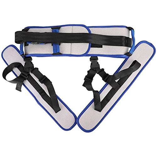 WANGXNCase Cinturón de Transferencia con Lazos de Pierna, Seguridad de enfermería Dispositivo de Asistencia de Gait-Terapia Ocupacional y física para Bariatría, pediátrica, Ancianos