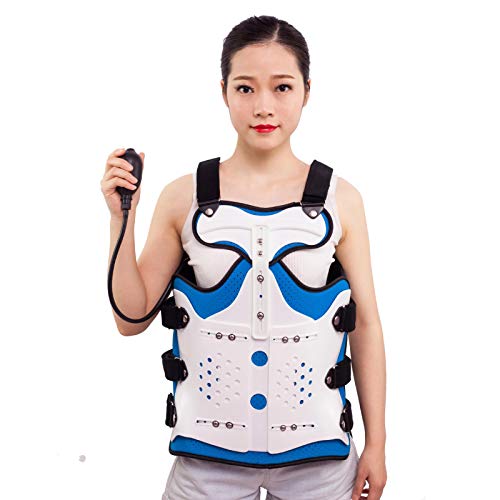 WANGXNCase Órtesis de Columna Lumbar, Soporte para escoliosis Soporte Trasero liviano y Ajustable para cifosis, osteoporosis, escoliosis Leve y Soporte posquirúrgico, jorobado