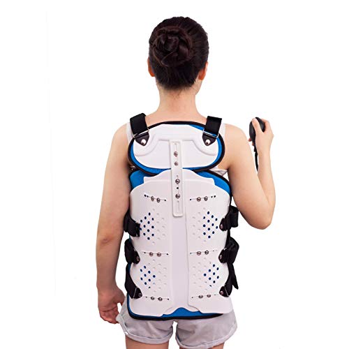 WANGXNCase Órtesis de Columna Lumbar, Soporte para escoliosis Soporte Trasero liviano y Ajustable para cifosis, osteoporosis, escoliosis Leve y Soporte posquirúrgico, jorobado
