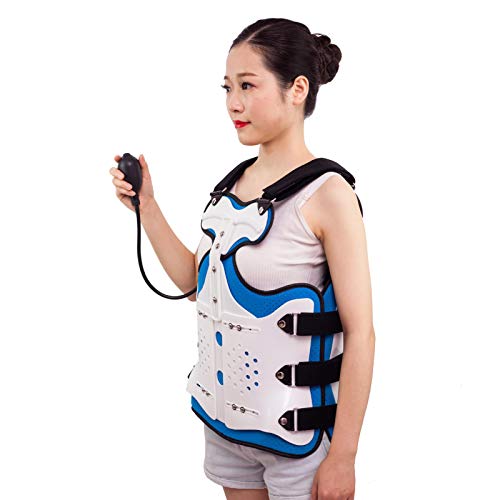 WANGXNCase Órtesis de Columna Lumbar, Soporte para escoliosis Soporte Trasero liviano y Ajustable para cifosis, osteoporosis, escoliosis Leve y Soporte posquirúrgico, jorobado