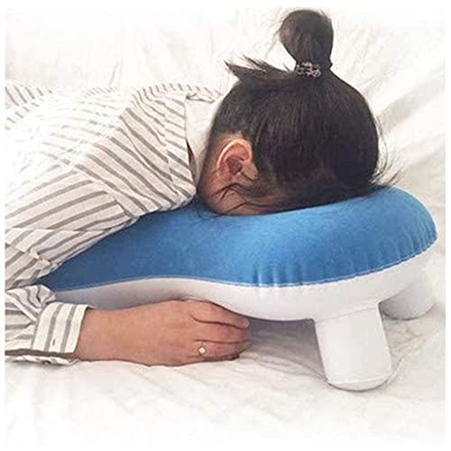 WKDZ Cojín Retina Mentira Almohada Duradera Cabeza Suave Apoyo Almohada Almohada Altura Ajustable Transpirable Cara Abajo para Dormir para el Uso Posterior a la cirugía 0706
