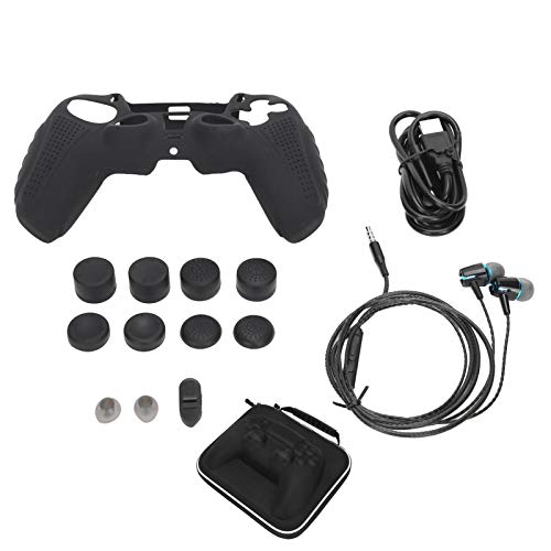 WNSC Cubierta Protectora del Controlador, Kit De Accesorios De Controlador De Juego Resistente con Accesorios Profesionales para Juegos