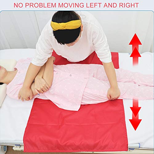 XINL Sábana para el Paciente, Tablas de Transferencia de la Cama, sábana de elevación para el Cuidado en el hogar, tapete para la Cama, Almohadilla de Transferencia Multiusos, sábana(110 * 68)