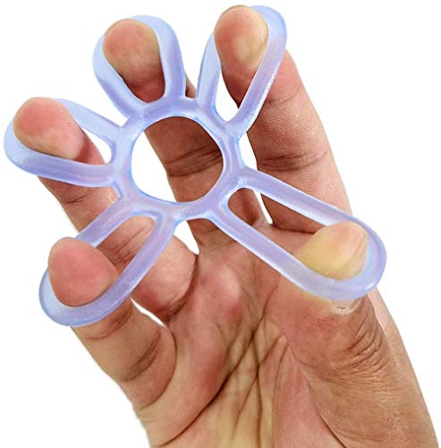 YANQIN Entrenadores de Fuerza para Dedos, Bandas de Resistencia para los Dedos, expansor de Mano de Silicona, Juego de Pinzas para Ejercicios del túnel carpiano, Guitarra, Piano y Escalada