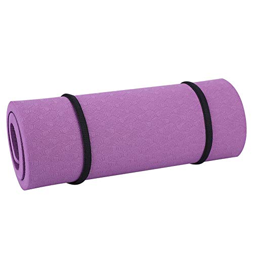 Yoga Fitness Rodilleras Codo Estera Cojín Cojín Aliviar el Dolor Eliminar el Dolor Durante el Yoga o el Ejercicio(Dark Purple)