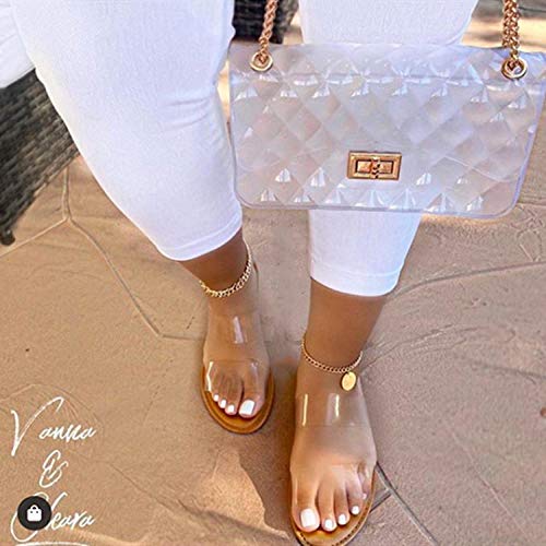ypyrhh Sandalias De Ducha de Casa,Care ciabatte da spiaggia,nastro leopardato-Nero_38,Sandalias de Punta Descubierta Unisex niños