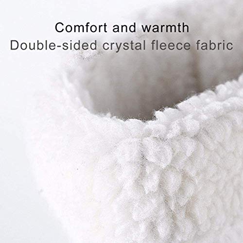 YTFR Calentador de pies,Calentador de pies de Polar cómodo con calefacción eléctrica,Calentador pies eléctrico para Hombres y Mujeres con pies fríos,Cómodo Forro de vellón,Suave y Transpirable
