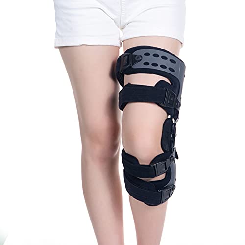 YUXINCAI Soporte De Pie De Rodilla con Bisagras Cojín, Estabilizador De Pierna Ajustable para ACL, PCL, MCL O LCL, Estabilizador De Soporte Ortopédico Después De La Cirugía