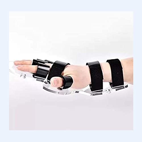 ZHBW Férula De Dedo Placa Fijación Trazo Brace Ortesis Funcional Profesional Herramienta Auxiliar Ajustable (Tamaño : Right Hand)