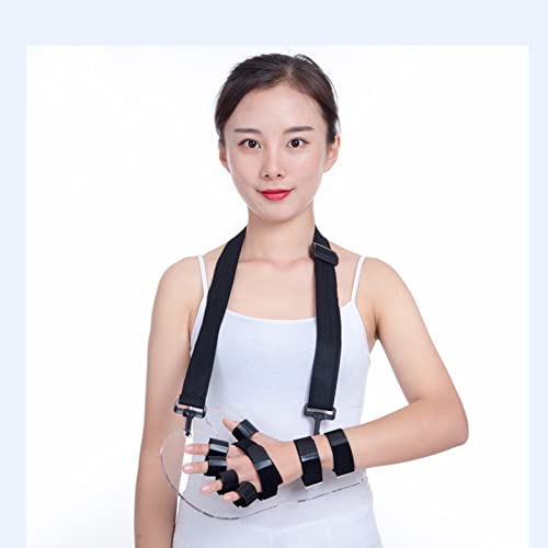 ZHBW Férula De Dedo Placa Fijación Trazo Brace Ortesis Funcional Profesional Herramienta Auxiliar Ajustable (Tamaño : Right Hand)