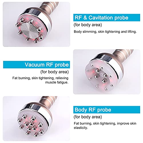 ZHJBD Worth Having - 6 en 1 RF Máquina de Adelgazamiento del Cuerpo del lipolaser de la cavitación, Equipo de Belleza para Perder Peso Bio Máquina de Adelgazamiento del vacío del Sistema 40K