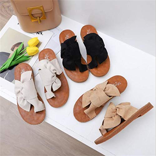 ZHXMYD Verano Mujer Sandalias Planas Dedo Grande Hallux Valgus Ortopédicas Cómodas Chanclas para Tratamiento Moda Sexy Diapositivas Ocio Al Aire Libre Playa Sandalias De Viaje