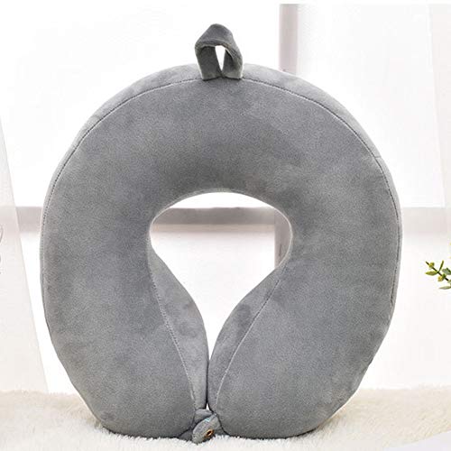 ZJM Volar Almohada, Sólido T-Tipo De Auto Memory Foam La Almuerzo Vértebra Cervical Niños Almohada De Viaje Fit Cuello del Hombro Puede Efectivamente Soporte para El Cuello Almohada Portátil,B