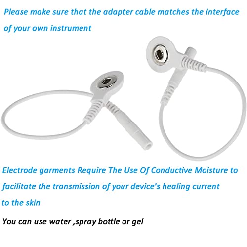 Zyxdk 3/5 Pares Fibra de Plata Electrodo Conductivo Manga de Abrazadera del Codo, Compatible con Mayoría de Máquinas por Tendinitis Artritis (Color : 5pcs)