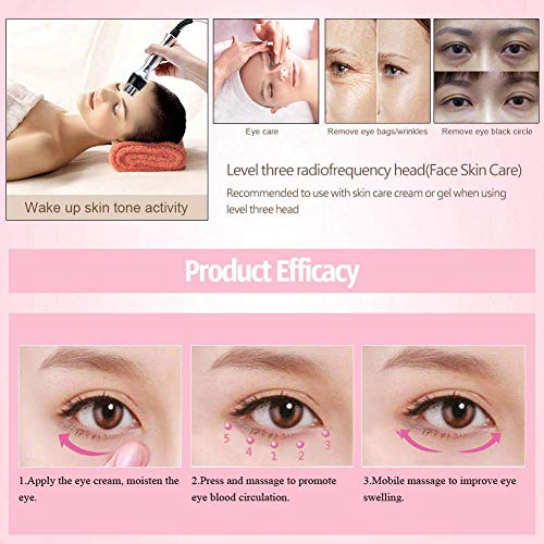 2 en 1 máquina de belleza RF, Máquina de radiofrecuencia, Rejuvenecimiento Reafirmante Piel, eliminar arrugas, rejuvenecer, blanquear la piel, máquina de belleza facial para el cuidado de la piel (EU)