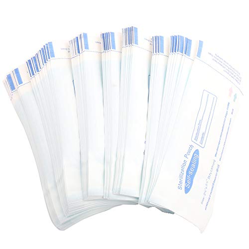 200 bolsas de auto esterilización para consultorios dentales, Bolsa de Autoclave de Esterilización, bolsa de esterilizador para autoclave para herramientas de dentista