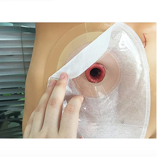 40 unids / lote cuidado de la ostomía práctica de la ostomía cinta hidrocoloide de primeros auxilios de la hernia de la hernia cinta fija portátil for las bolsas de colostomía Evite la brida defectuos