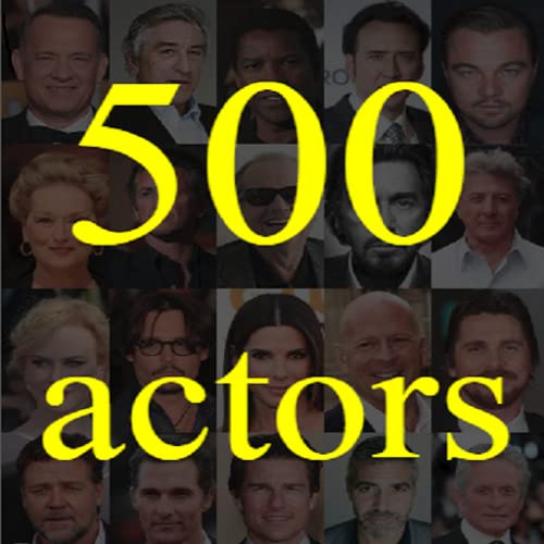500 actores. Adivina el actor.