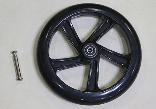 '8 Adult Scooter de rueda con rodamientos Kid Patinete PU de – Rueda No need Air Trolley No Neumáticos Ruedas de Plástico de rueda