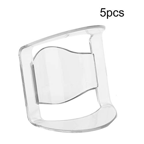 Abreboca, 5 unids abridor de boca dental ortodoncia labio mejilla retractor dental expansor bucal accesorio para divertido juego de hablar sin Lipless tocar, transparente