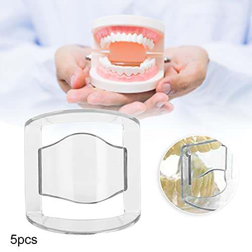 Abreboca, 5 unids abridor de boca dental ortodoncia labio mejilla retractor dental expansor bucal accesorio para divertido juego de hablar sin Lipless tocar, transparente