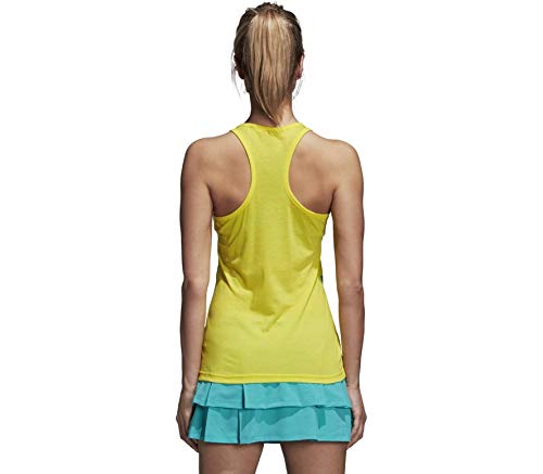 adidas Camiseta de Tirantes para Mujer Categoría, Color Amarillo, Turquesa, Talla L