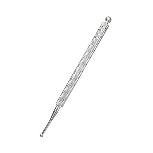 Aguja del masaje del oído de la acupuntura de la acupuntura del acero inoxidable de la acupuntura del punto del oído de Healifty (plata)